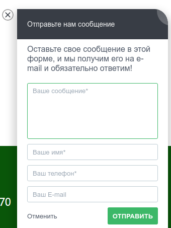 Оффлайн сообщения JivoSite