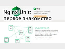 Nginx Unit — первое знакомство